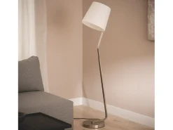 Ledkia Lámpara De Pie^Lámpara de Pie Metal Eikho Blanco