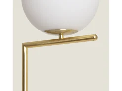 Ledkia Lámpara De Pie^Lámpara de Pie Metal y Cristal Moonlight Dorado Multicolor
