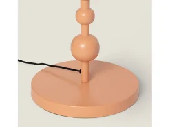 Sale Ledkia Lámpara de Pie Metal Zunga Melocotón Naranja claro