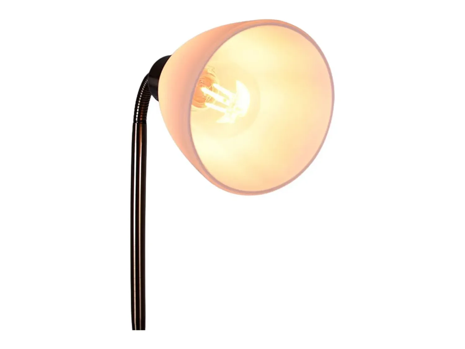 Lámpara De Pie^Lámpara de pie Milano Bel Air 40W con brazo orientable cobre 178 cm Marru00f3n