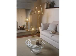Lámpara De Pie^Lámpara de pie Minerva Ø38x166 cm en hierro estilo reticulado Diseño moderno con interruptor de pie Conexión E27 Made in Italy Negro