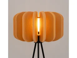 Sollux Lighting Lámpara De Pie^Lámpara de pie Mula moderno de fieltro/acero - 1 fuentes luminosas - L.45 x A.134 cm - /negro Amarillo