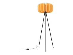 Sollux Lighting Lámpara De Pie^Lámpara de pie Mula moderno de fieltro/acero - 1 fuentes luminosas - L.45 x A.134 cm - /negro Amarillo