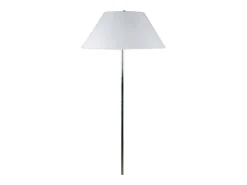 Lámpara De Pie^Lámpara de pie Natália Lumit 40W /cromo Ø50x157 cm Blanco