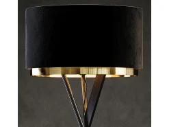 Vicco Lámpara de pie 50x50x154 goldamo Negro