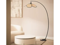 Ledkia Lámpara De Pie^Lámpara de Pie Ratán Arco Nirvana Natural Multicolor