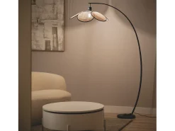 Ledkia Lámpara De Pie^Lámpara de Pie Ratán Arco Nirvana Natural Multicolor