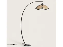 Ledkia Lámpara De Pie^Lámpara de Pie Ratán Arco Nirvana Natural Multicolor