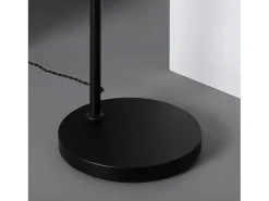 Lámpara de Pie Ratán Kithnos Negro