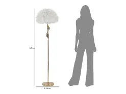 Online Lámpara de pie Slim Blanca Cm Ø50X165 Blanco