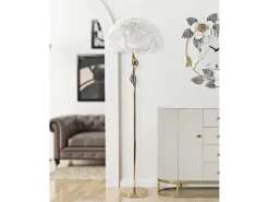 Online Lámpara de pie Slim Blanca Cm Ø50X165 Blanco