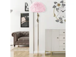 Lámpara De Pie^Lámpara de pie Slim Cm Ø50X165 Rosa
