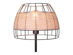 Lámpara de pie Sotero Lumit 60W mimbre marrón/natural Ø32x156 cm