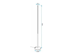 Lámpara De Pie Toolight Led App1416-F Gold