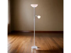 Lámpara De Pie^Lámpara de pie Torino Bel Air 80W + brazo orientable Ø25x179 cm Blanco