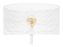 Lámpara de Pie TOSEL ,madera,Blanco , A160xD45xP 45cm