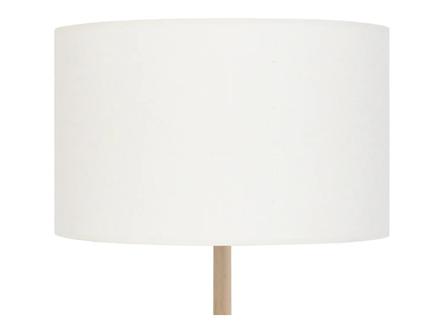 New TOSEL Lámpara de Pie ,madera,natural, A 142xD30x P 30cm Blanco