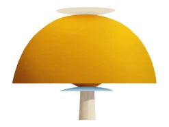 TOSEL Lámpara de Pie ,madera,,A165xD40xP40cm Amarillo