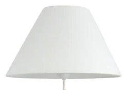 TOSEL Lámpara de Pie ,metal,Blanco ,A168xD40xP40 cm Marfil / Dorado