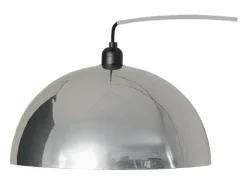 Outlet TOSEL Lámpara de Pie ,metal,Negro ,A 190x D150xP40cm Negro / Plateado