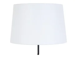 TOSEL Lámpara de Pie ,metal,Negro ,A 162x D50xP50cm Blanco