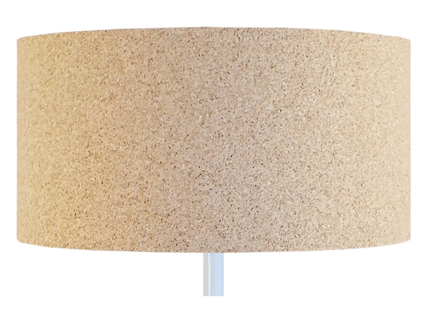 Outlet TOSEL Lámpara de Pie ,metal,Blanco ,A160xD 40xP40cm Beige