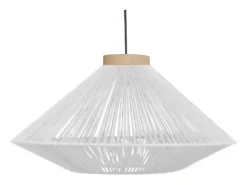 TOSEL Lámpara De Pie^Lámpara de Pie ,metal,madera,,A 195x D43xP110cm Blanco