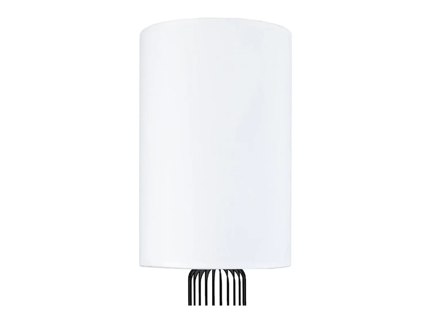 Outlet TOSEL Lámpara de Pie ,metal, ,A155xD30xP30cm Negro