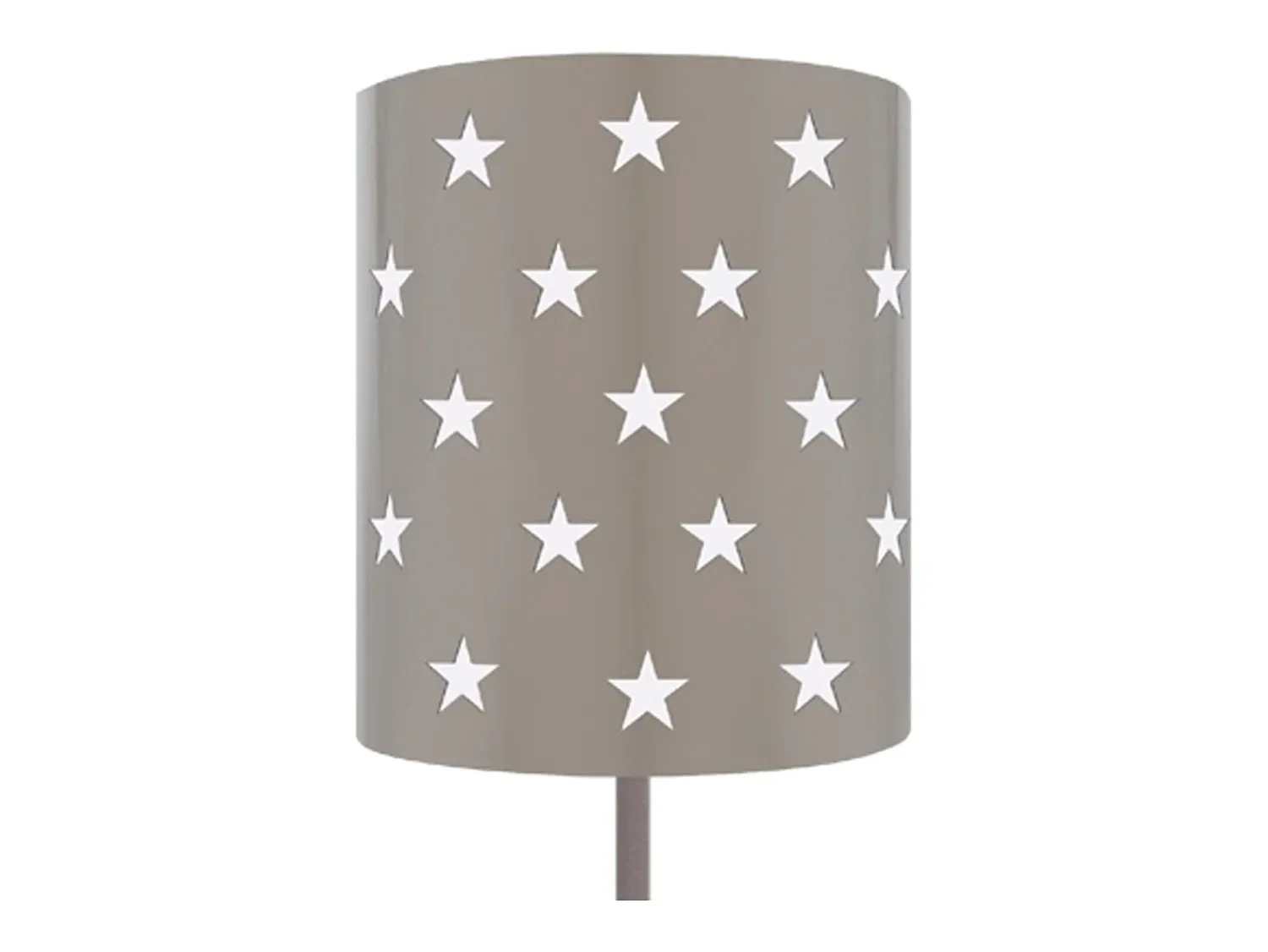 Outlet TOSEL Lámpara de Pie ,metal, , A162xD20xP 20cm Gris