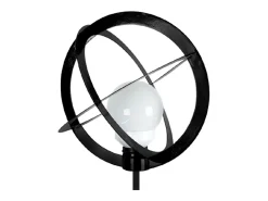 Lámpara de Pie TOSEL ,metal,Negro ,A170xD 40xP40cm