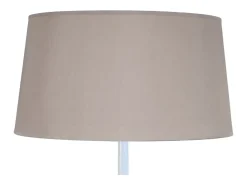 Lámpara de Pie TOSEL ,metal,Blanco ,A209xD 210x P 50cm