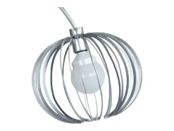 Hot TOSEL Lámpara de Pie ,metal,Aluminio ,A190x D100xP30cm Plateado