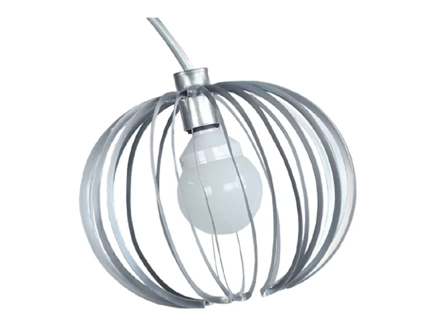 Hot TOSEL Lámpara de Pie ,metal,Aluminio ,A190x D100xP30cm Plateado