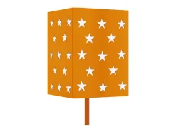 Lámpara de Pie TOSEL ,metal,Naranja,A168xD 40xP40cm