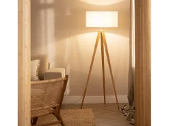 Outlet Ledkia Lámpara de Pie Wol Blanco Multicolor