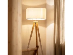Outlet Ledkia Lámpara de Pie Wol Blanco Multicolor