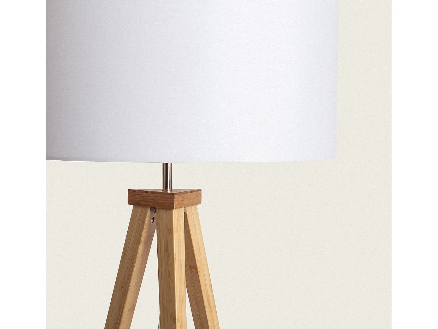 Outlet Ledkia Lámpara de Pie Wol Blanco Multicolor