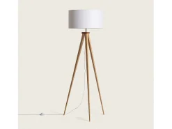 Outlet Ledkia Lámpara de Pie Wol Blanco Multicolor