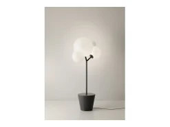 Lámpara De Pie^Lámpara de pie Zafferano - Árbol de Luz para interior y exterior, color - Lámpara de pie LED E27 - Base ajustable Negro