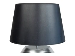 TOSEL Lámpara De Mesa^Lámpara de Salón ,metal,Cromo,A47xD40xP40cm Plateado