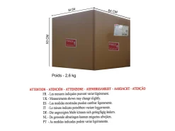 TOSEL Lámpara De Mesa^Lámpara de Salón ,vidrio, s,A60xD 40xP40cm Violeta
