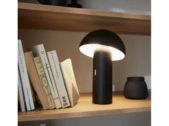 Lámpara de sobremesa con cabezal ajustable para interior negro