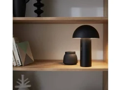 Lámpara de sobremesa con cabezal ajustable para interior negro