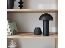 Lámpara de sobremesa con cabezal ajustable para interior negro