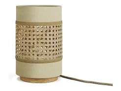 Lámpara de sobremesa crema 17.5x17.5x26.5 morten