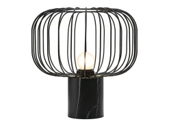 OZAIA Lámpara De Mesa^Lámpara de sobremesa metálica, D. 26 x H. 26 cm, , ANDROMAQUE Negro