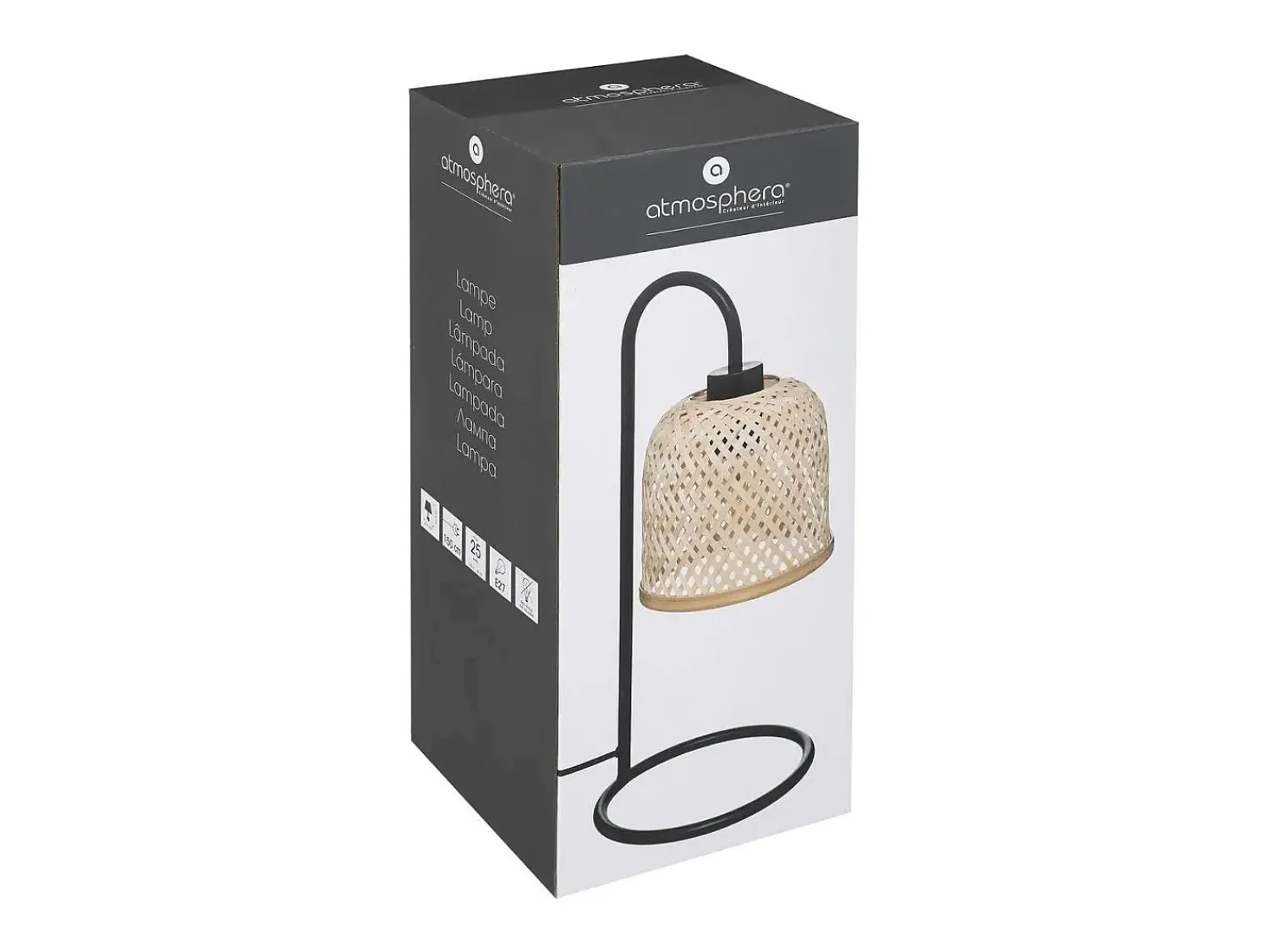 Atmosphera Lámpara De Mesa^Lámpara de sobremesa Natural Spirit Beige