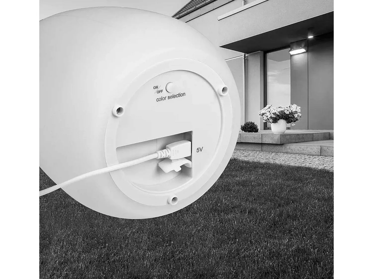 Sale Basic Lámpara de sobremesa Smartwares 8 colores luz LED Blanco