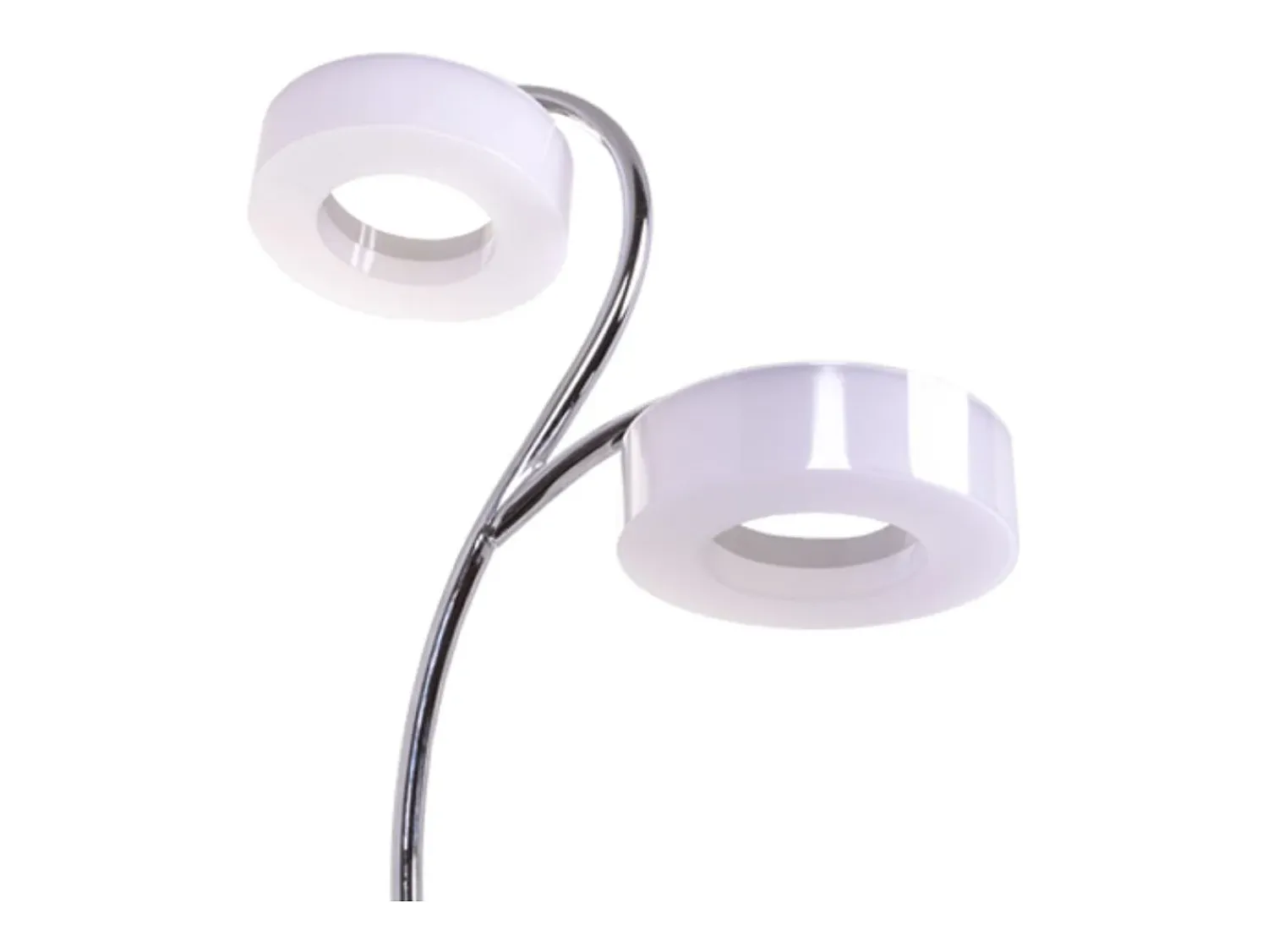 Discount Lámpara de sobremesa Tokio Lumit 24W 1920 lm cromo 47,8x28,5 cm Plateado