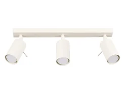 Best Sollux Lighting Lámpara de techo Briix moderno de acero - 3 fuentes luminosas 3000K - L.45 x A.17 cm - Beige